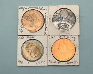 Commemorative Medals: Ford, Fred Waring, Illinois, EPCOT Center