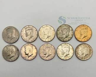 Kennedy Half Dollar Coins