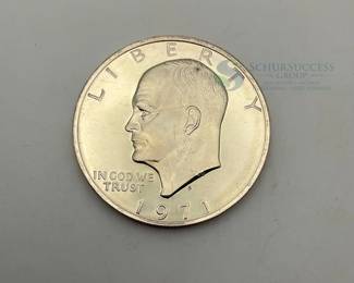 1971 Eisenhower Dollar Coin