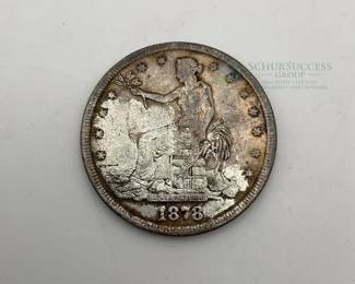 1878 U.S. Trade Dollar Coin