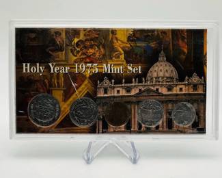 Vatican City Holy Year 1975 Mint Coin Set