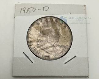 1950-D Franklin Half Dollar
