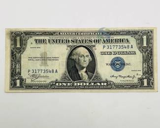1935 One Dollar Silver Certificate