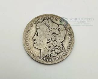 1886-O US Morgan Dollar