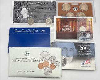 US Mint Proof & Uncirculated Coin Sets