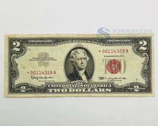 1963 Series U.S. $2 Bill
