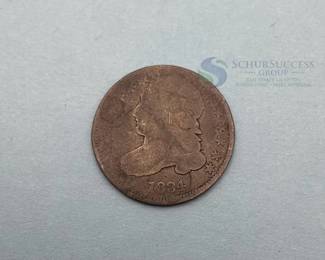 1834 US Capped Bust Dime