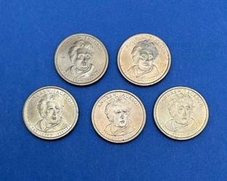 Andrew Jackson $1 Presidential Coins, 2008