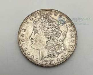 1881 Morgan Silver Dollar