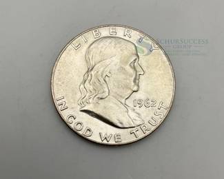 1962-D Franklin Silver 50c