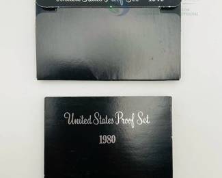 1979 and 1980 United States Proof Coin Set