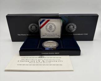 1992 White House 200th Anniversary Proof Silver Dollar