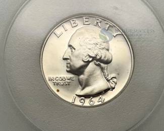 1964 Washington Quarter, PCCPROOF 69