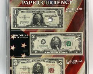 United States Obsolete Paper Currency Set