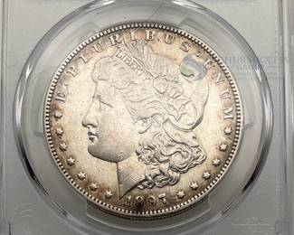 1897-O Morgan Silver Dollar PCGS Genuine Cleaned XF Detail