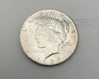 1923 US Peace Dollar