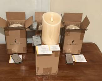 Luminara real flame effect candle candles, batteries not included. New