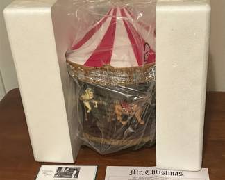New Mr. Christmas 80th Anniversary Carousel