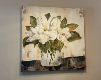 Magnolia Print on Canvas $225