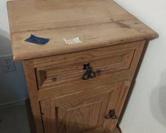Solid Wood Vintage End Table