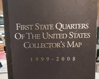 Full Collection of USA State Quarters in Collectible Folder