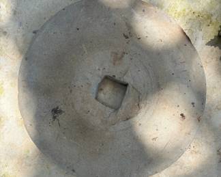 Old grinding wheel