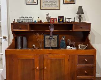 Antique dry sink