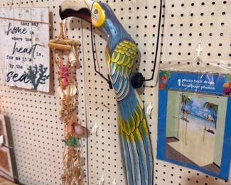 Wooden parrot