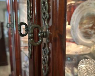 Cherry **lighted** China Cabinet-excellent condition! Bring help to load. Asking $250 obo