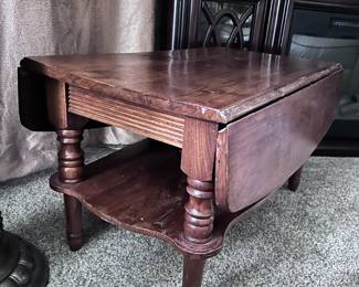 Unique vintage Mid century Coffee table with drop sides and storage table underneath.
Good condition with some wear which gives this piece some character
Asking 100 obo
