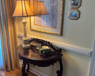 ACCENT FURNITURE, PRINTS AND LAMPS
