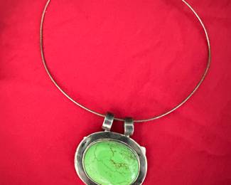 Native American turquoise pendant