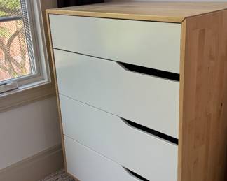 Ikea Mandal 4 Drawer Dresser in White/Birch