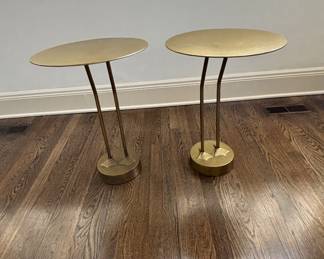 CB2 Brass Bird Outdoor Table