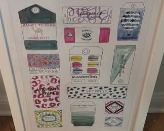 Framed Preppy Wall Art