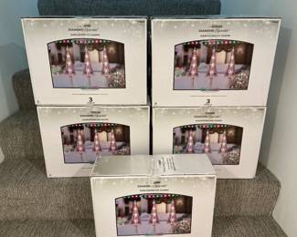 5 boxes of outdoor Christmas Decor