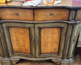 Wood Buffet Console Cabinet