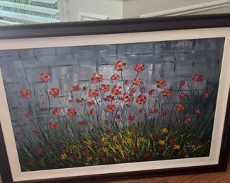 Framed Pastel Wall Art