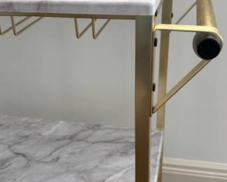 South Shore Chariot Bar Cart Close Up