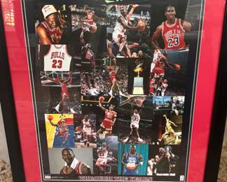Framed Michael Jordan Poster Wall Art