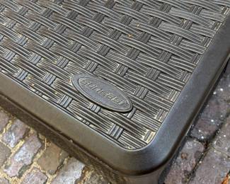 Close Up of Outdoor Lockable Storage