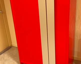 CB2 Lacquer Wardrobe/Storage Cabinet