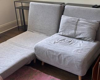 Wayfair set of 2 Melany 30" Convertible Chair Bed