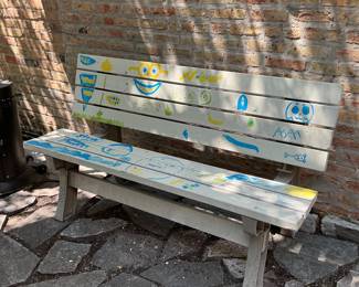 Homemade Wooden Bench