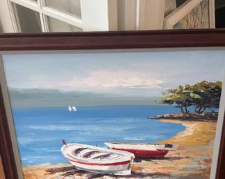 Framed Pastel Wall Art