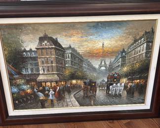 Framed Pastel Wall Art