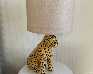 Urban Outfitters Leopard Table Lamp