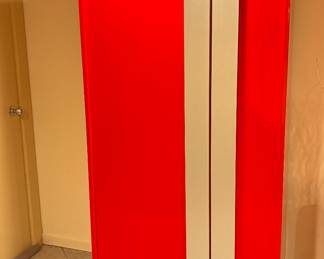 CB2 Lacquer Wardrobe/Storage Cabinet