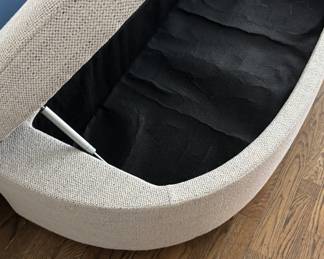 Linin Storage Ottoman