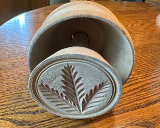 Antique butter press